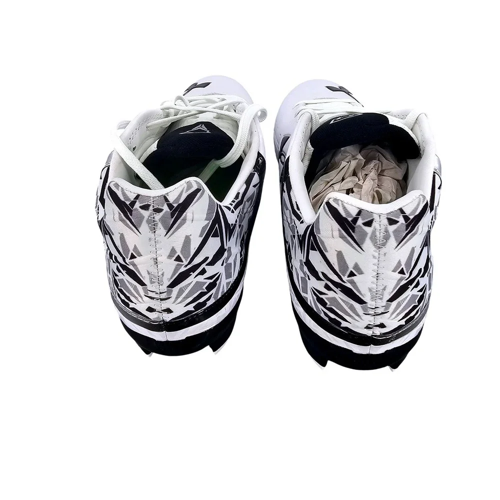 Under Armour‎ Banshee Low MC Cleats White Black 3023707-103 Mens Size 15